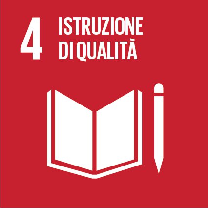 SDGs 4.  Fornire un’educazione di qualità, equa ed inclusiva, e opportunità di apprendimento per tutti